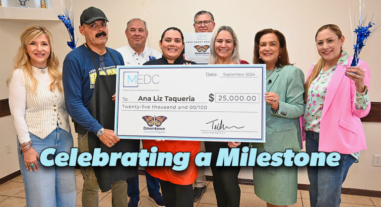Ana Liz Pulido Receives $25,000 Grant from Mission EDC to Celebrate a Milestone in Economic Revitalization