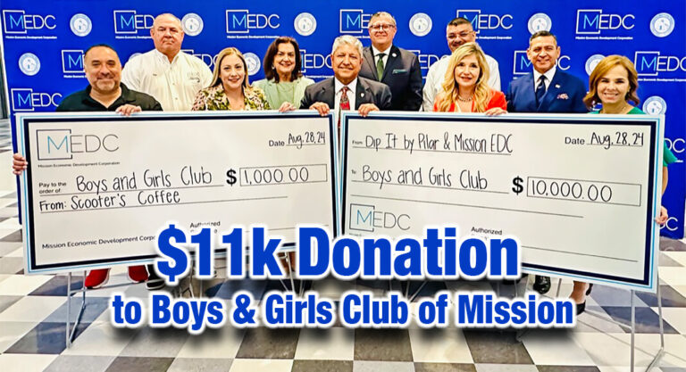 Mission EDC, Businesses Donate $11K to Boys & Girls Club of Mission 