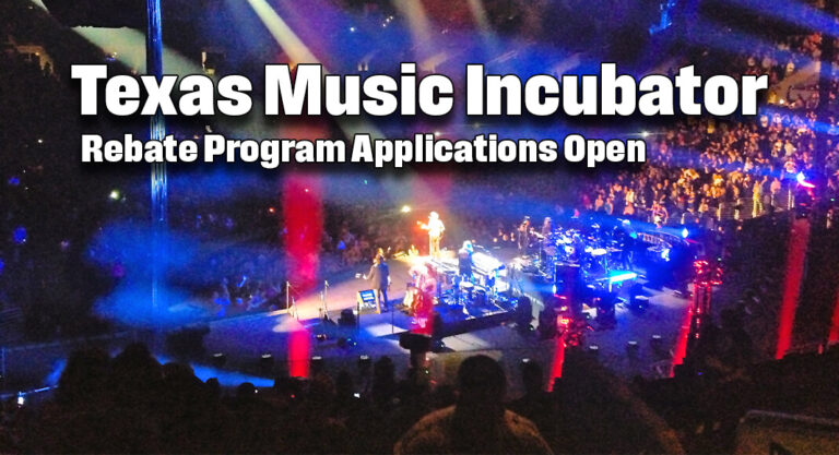 Texas Music Incubator Rebate Program Applications Open