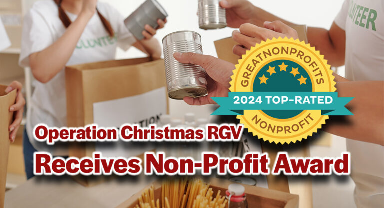 Operation Christmas RGV Receives Non-Profit Award