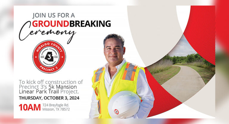Groundbreaking Ceremony for 5K Mansion Linear Park Trail, Oct. 3rd
