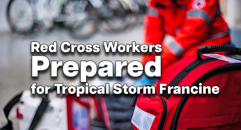 Red Cross Workers Prepared for Tropical Storm Francine