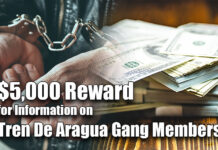 $5,000 Reward for Information on Tren De Aragua Gang Members