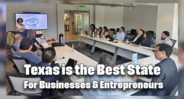 Texas is the Best State for Businesses and Entrepreneurs