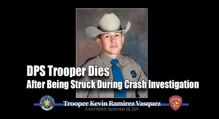 DPS Trooper Dies After Being Struck During Crash Investigation