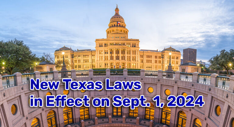 WATCH: Here are the new Texas laws in effect on Sept. 1, 2024