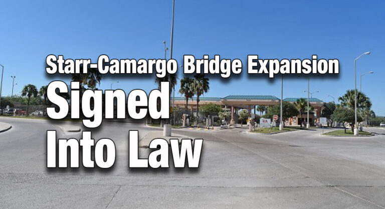 Cornyn, Cruz, Kelly Bill to Expand Starr-Camargo Bridge Signed into Law