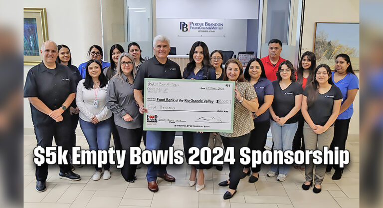 Perdue Brandon Fielder Collins & Mott, LLP $5k Empty Bowls 2024 Sponsorship 