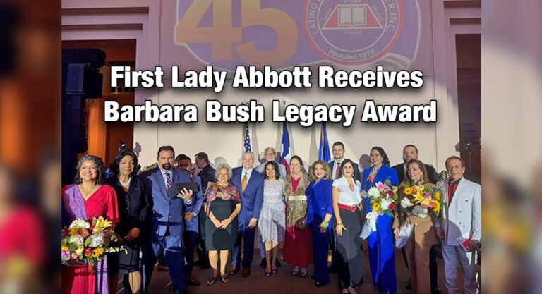 First Lady Abbott Receives Barbara Bush Legacy Award