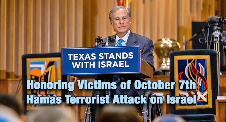 Governor Honors Victims of October 7th Hamas Terrorist Attack on Israel 