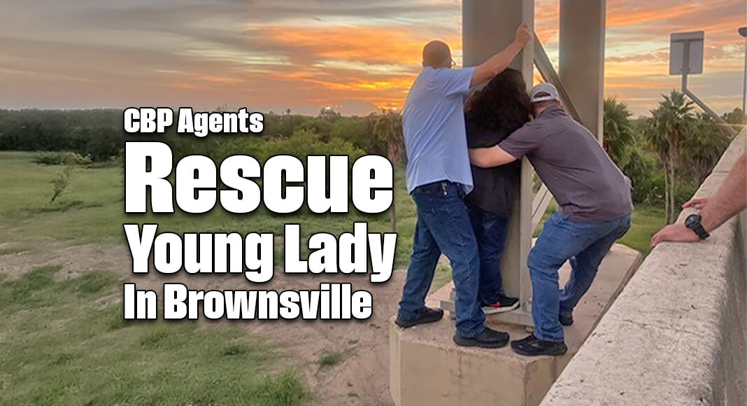 CBP Agents Rescue Young Lady in Brownsville