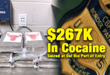 CBP Officers Seize Over $267K in Cocaine at Del Rio Port of Entry