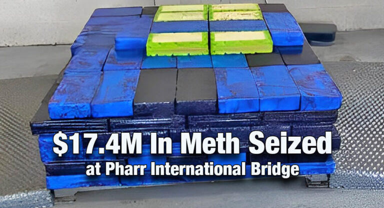 CBP Officers Seize $17.4M In Meth at Pharr International Bridge