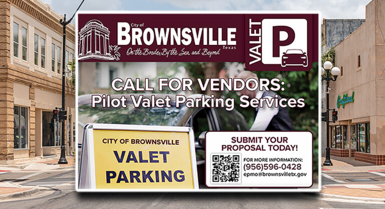 City of Brownsville Call for Vendors for Valet Parking Services in Downtown