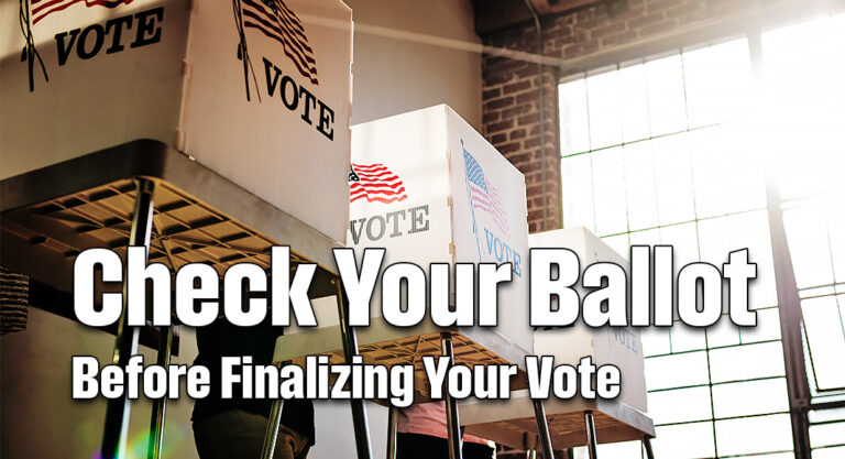 Texas Secretary Nelson Reminds Voters to Check Their Ballots Before Finalizing Their Vote