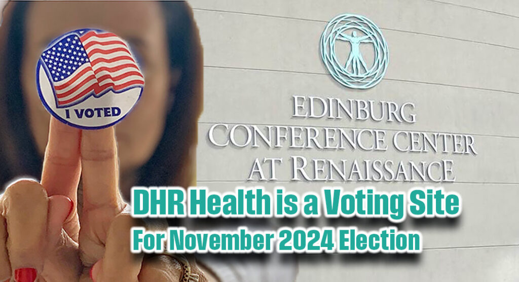 In an effort to making voting more accessible, DHR Health reminds the community that the Edinburg Conference Center at Renaissance located at 118 Paseo Del Prado in Edinburg is serving as a voting site for the current general election. Courtesy image. Voter for illustration purposes