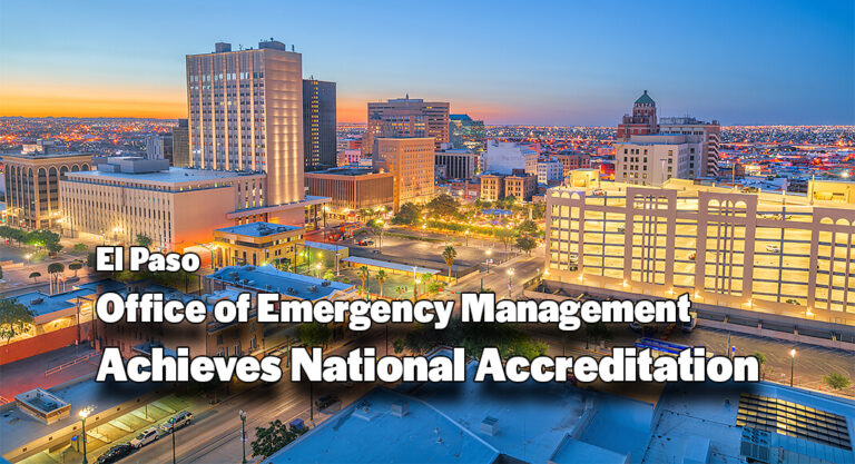 El Paso Office of Emergency Management Achieves National Accreditation