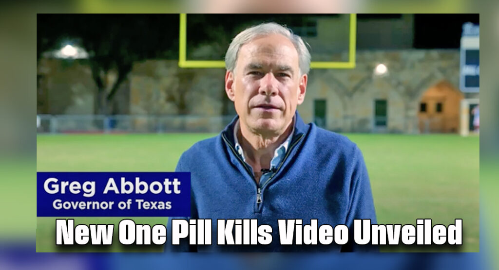 Governor Greg Abbott today unveiled a new One Pill Kills video that will play at high school football games across the state tonight during Friday Night Lights for Fentanyl Poisoning Awareness Month. YouTube image