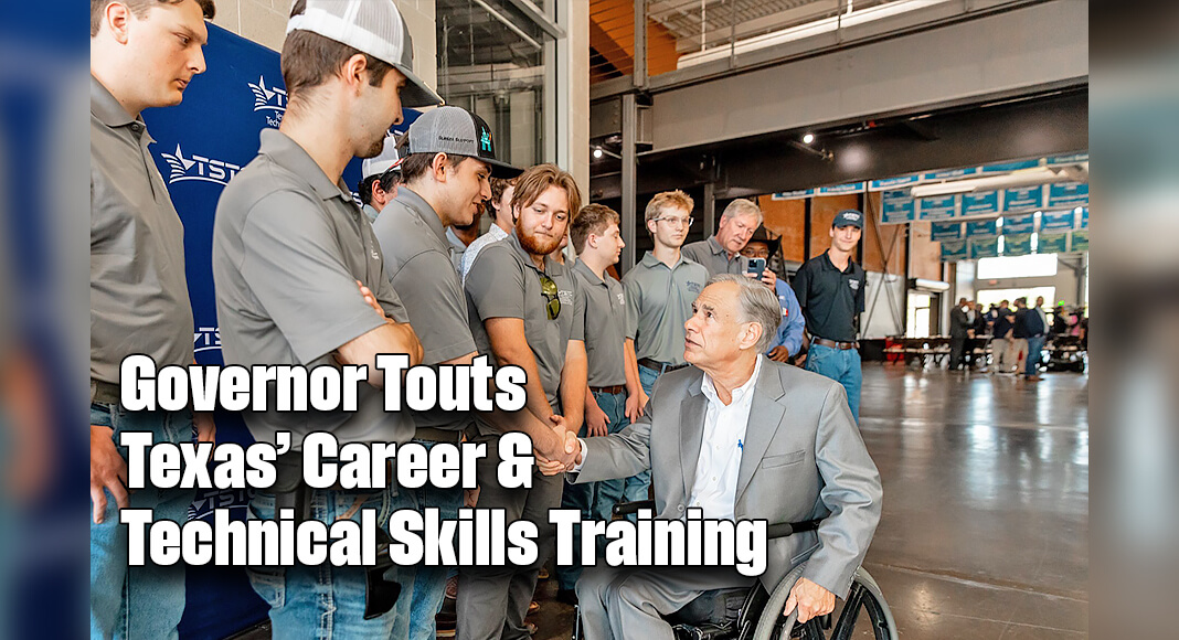 Governor Touts Texas’ Career, Technical Skills Training