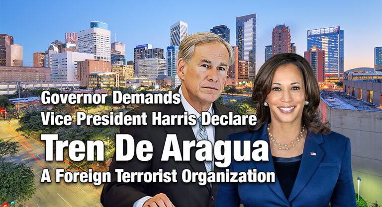 Governor Demands Vice President Harris Declare Tren De Aragua as a Foreign Terrorist Organization