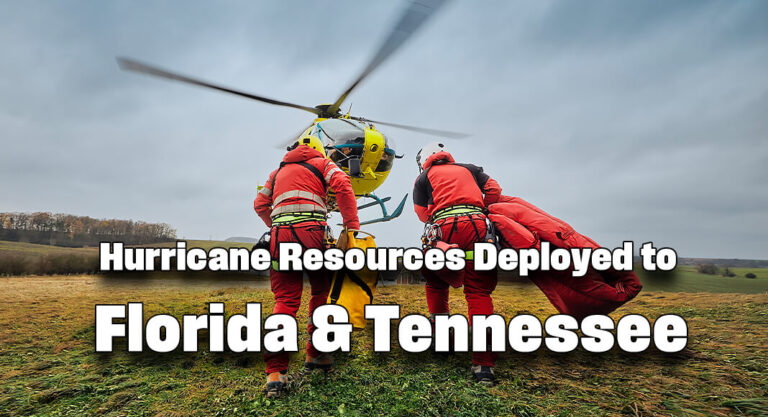Hurricane Resources Deployed to Florida & Tennessee