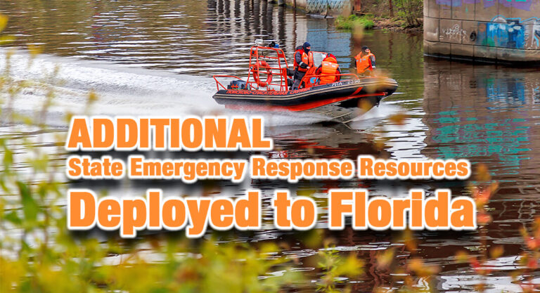 Additional State Emergency Response Resources Deployed to Florida Ahead of Hurricane Milton