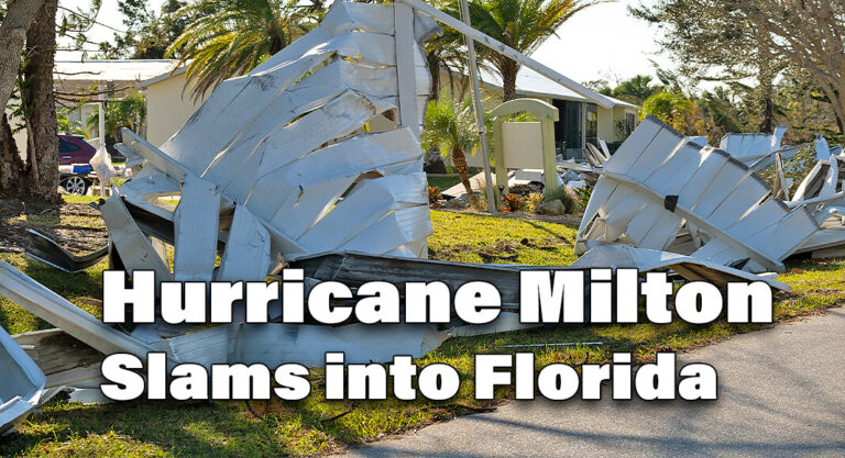 Hurricane Milton Slams into Florida with Destructive Winds, Catastrophic Storm Surge