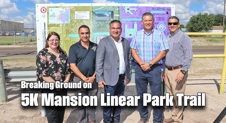 Precinct 3 Breaks Ground on 5K Mansion Linear Park Trail