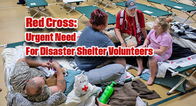 Red Cross: Urgent Need For Disaster Shelter Volunteers