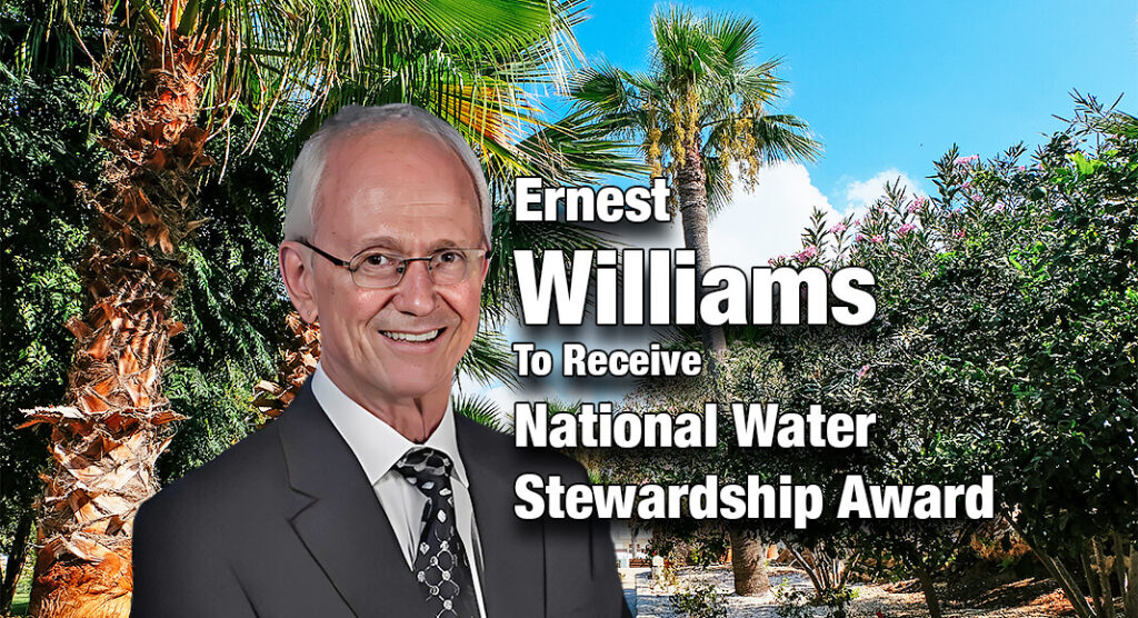 Ernest Williams will receive the award during the WEF's annual conference in New Orleans on October 7-9, 2024. Image source: mcallenpublicutility.com