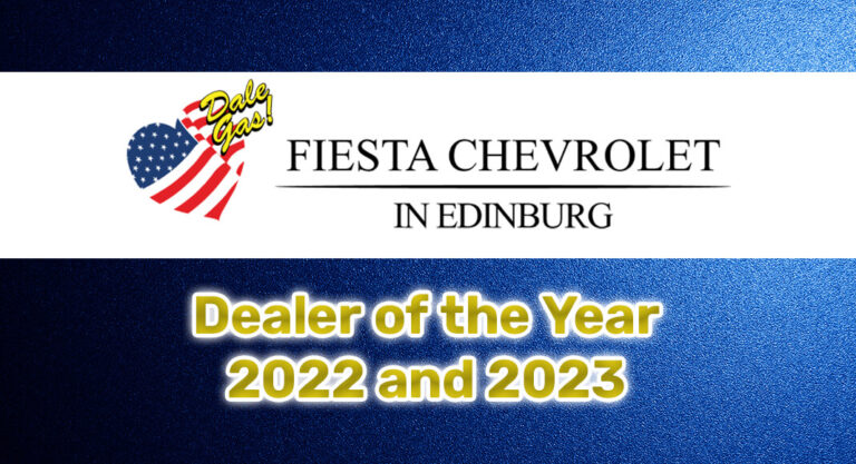 Fiesta Chevrolet named Dealer of the Year 2022 and 2023