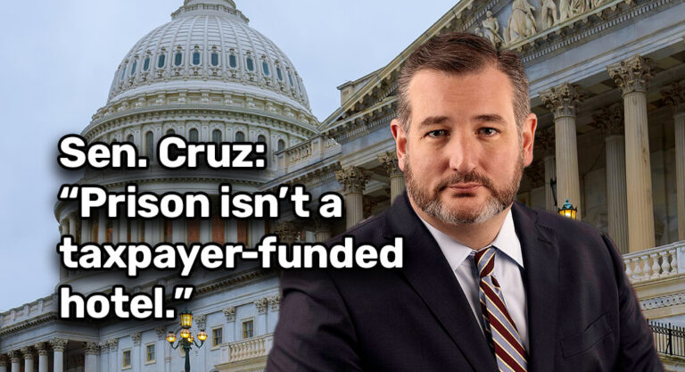 Sen. Cruz Issues Statement Following Passage of Bill Cracking Down on Contraband in Federal Prisons