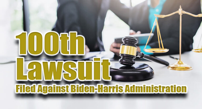 AG Pax­ton Files 100th Law­suit Against Biden-Har­ris Administration