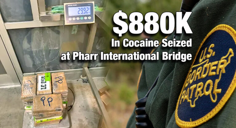 CBP Seizes $880K in Cocaine at Pharr International Bridge