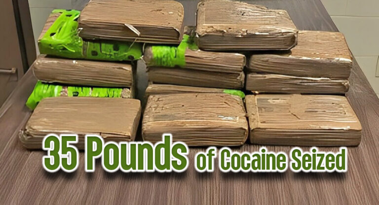 CBP Officers at Progreso Port of Entry Seize 35 Pounds of Cocaine