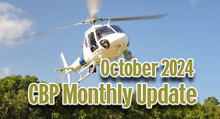 CBP Releases October 2024 Monthly Update