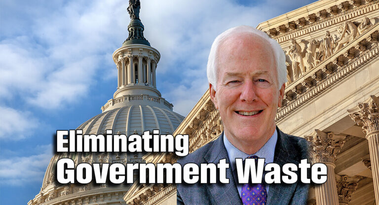Cornyn Joins Senate DOGE Caucus to Eliminate Government Waste