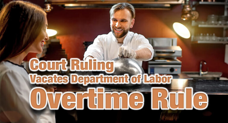 Court Sides with Restaurant Law Center and Business Organizations