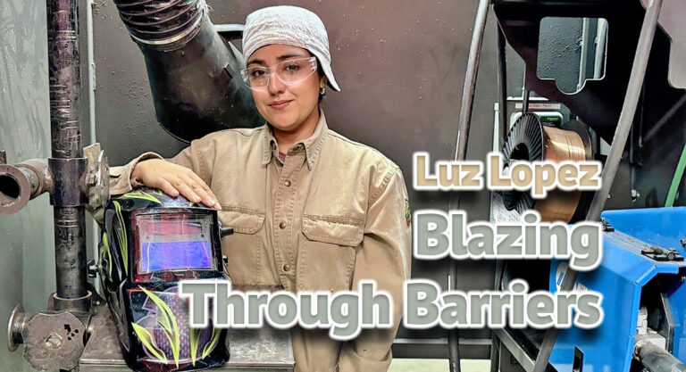Blazing Through Barriers: Welding Student Sparks Up a New Career 