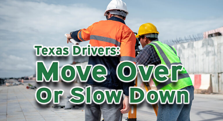 “Move Over or Slow Down” to Protect Roadside Workers