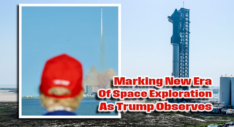 SpaceX Starship Launch Marks New Era of Space Exploration as Trump Observes
