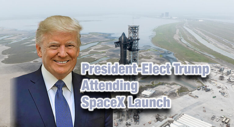 President -Elect Trump in Brownsville for SpaceX Launch