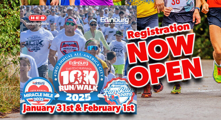 City of Edinburg Sets Date for David Chavana 10K & Miracle Mile