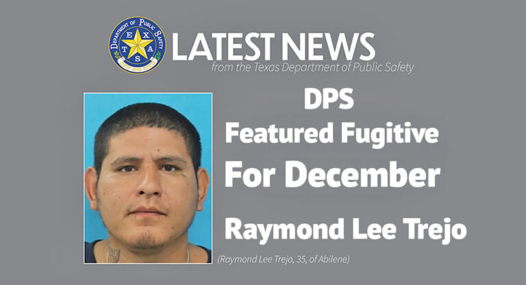DPS Featured Fugitive for December
