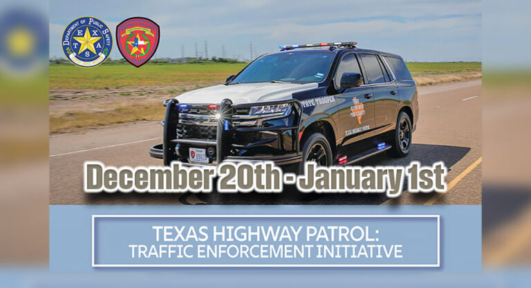 DPS Heightens Enforcement this Holiday Season, Dec. 20th – Jan. 1st