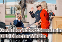 Governor Abbott Swears-In DPS Director Martin