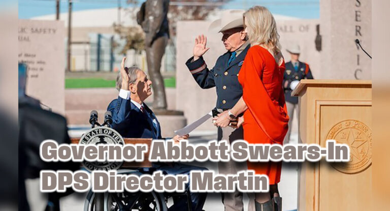 Governor Abbott Swears-In DPS Director Martin