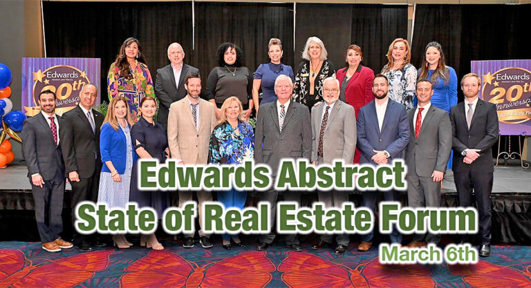 Edwards Abstract 21st Annual Real Estate Forum, March 6th 