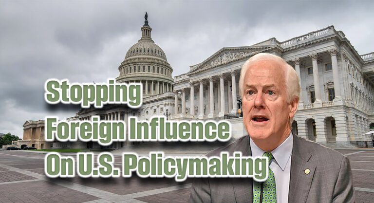 Bill Introduced to Mitigate Foreign Influence on U.S. Policymaking