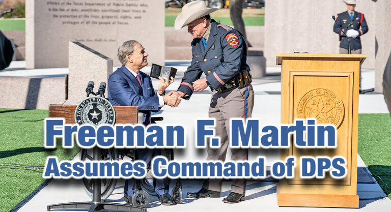 Freeman F. Martin Assumes Command of DPS